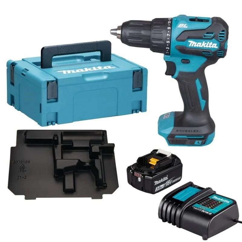 MAKITA WKRĘTARKA UDAROWA 18V DHP490SF1J 50/27Nm 1x3 0Ah BL
