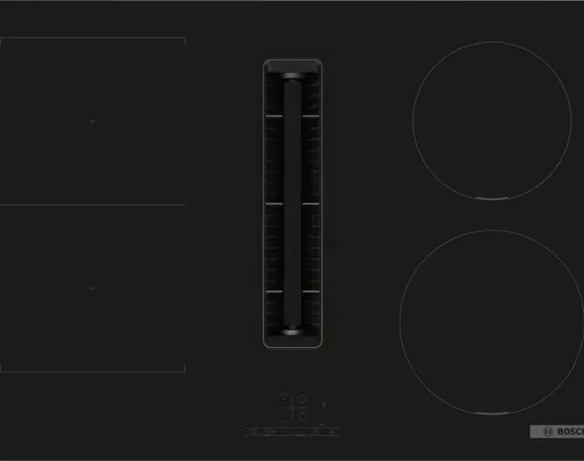 Bosch Serie 4 PVS811B16E Hob Black Built-In 80 Cm Zone Induction Hob 4 Zone(S)