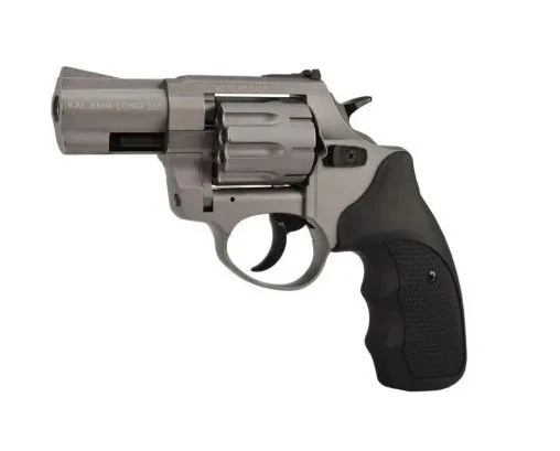 ZORAKI R1-K6L BAS Alarm Signal Blank Firing Revolver 2.5 Barrel .22 Long Blank Caliber Titanium