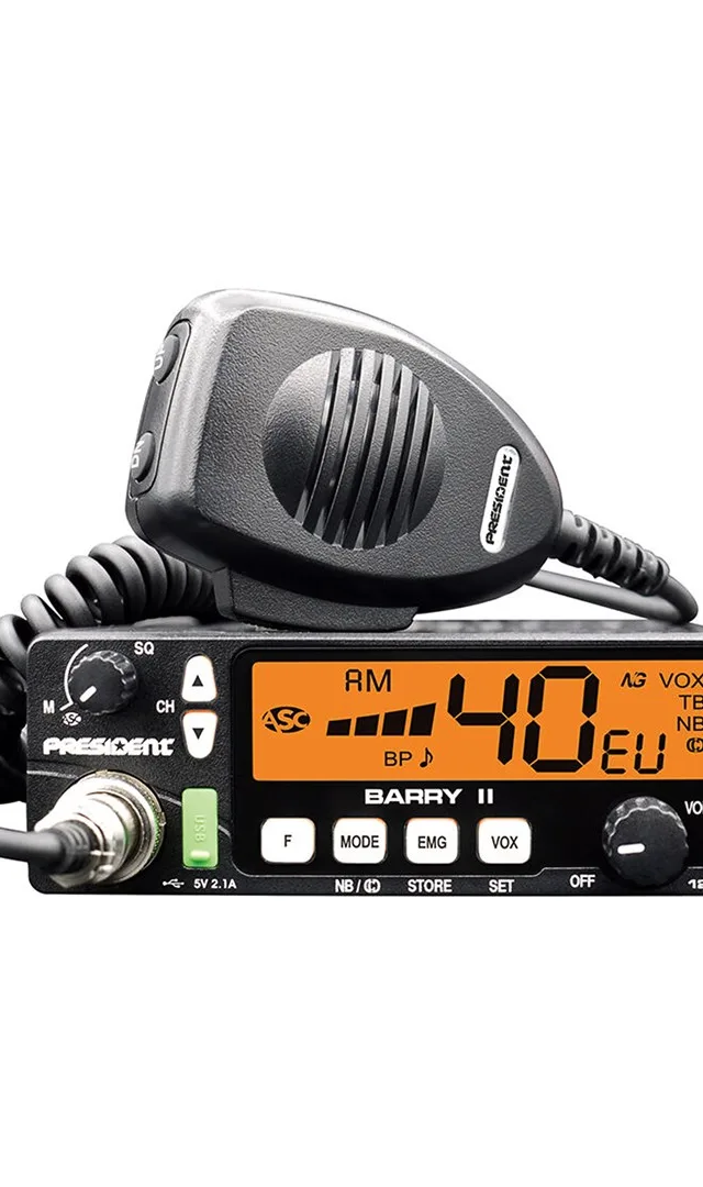 CB Radio PRESIDENT Barry II (4W 12/24V Squelch