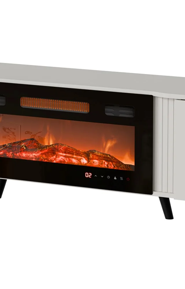 Cama Volare RTV Cabinet 200 X 39 X 49 Cm Cashmere Fireplace
