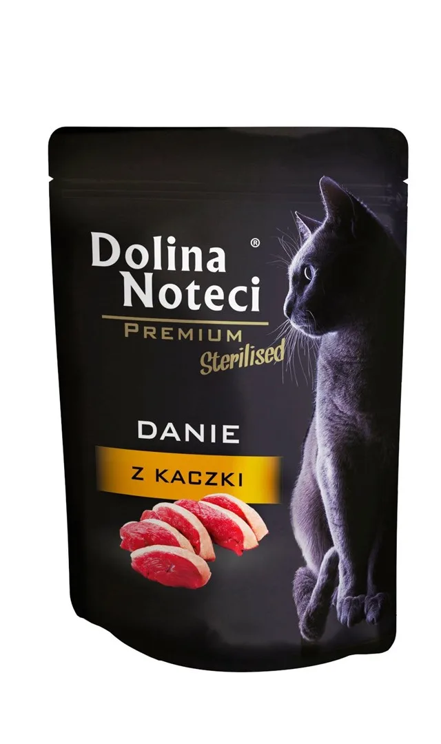 Dolina Noteci Premium Sterilised Duck Dish - Wet Food For Sterilized Cats - 85g