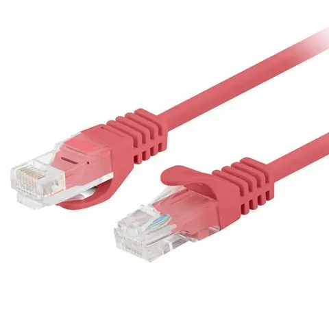 Lanberg PCU5-20CC-0025-R networking cable Red 0.25 m Cat5e U/UTP (UTP)