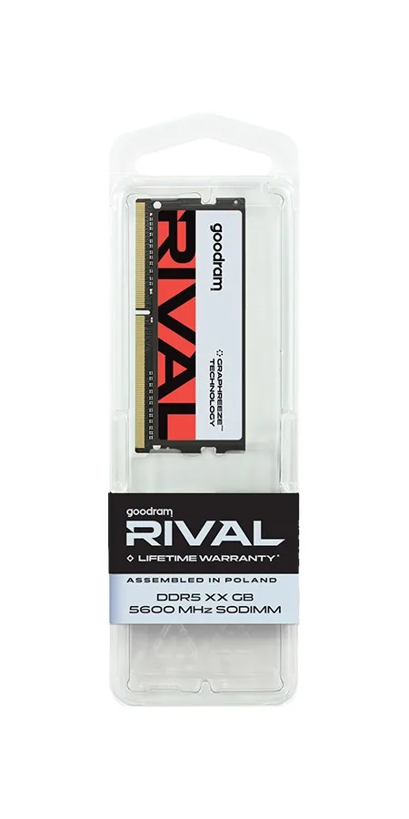 GOODRAM SODIMM DDR5 2x32GB 5600MHz CL40 DR RIVAL