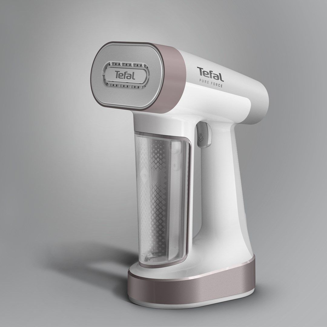Tefal Pure Force DT8765E0 garment steamer Handheld garment steamer 0.18 L 1800 W Black, Cinnamon colour