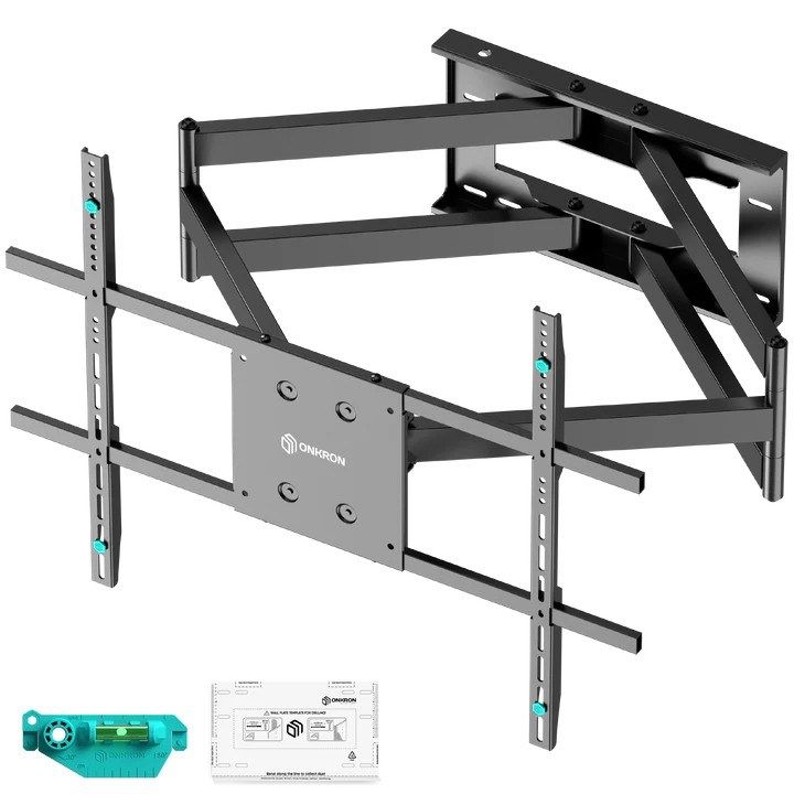 ONKRON M8L-B Swivel And Tilt Mount For TVs 42‘-110’ Max 100 Kg With Rotation Black