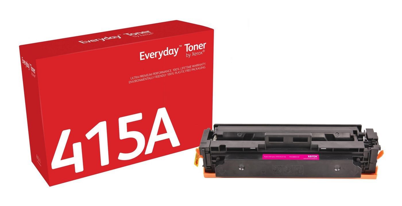 Everyday™ Magenta Toner by Xerox compatible with HP 415A (W2033A), Standard capacity