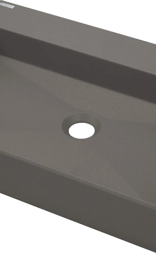 Granite Countertop Washbasin With Space For A Tap - 60x40 Cm