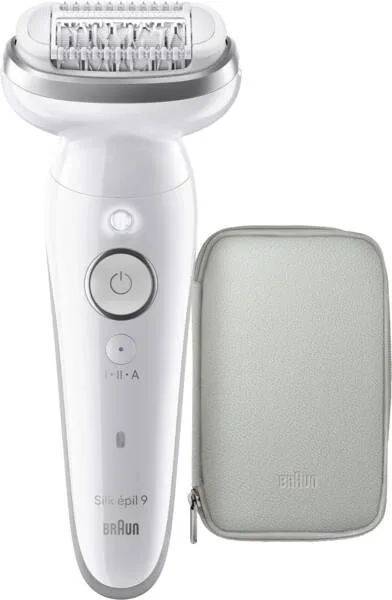 Braun Epilator | Silk-épil 9 SES9-000 | Operating time (max) 50 min | Number of power levels 2 | Wet & Dry | White/Silver