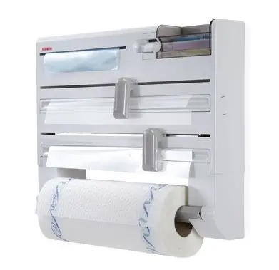Leifheit 25723 Paper Towel Holder Wall-Mounted Paper Towel Holder White