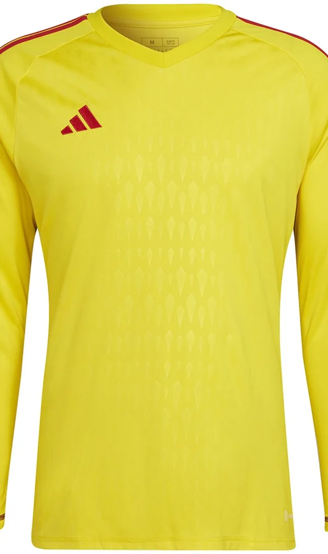 adidas Tiro 23 Competition Long Sleeve Men's Goalkeeper Jersey Yellow HK7696