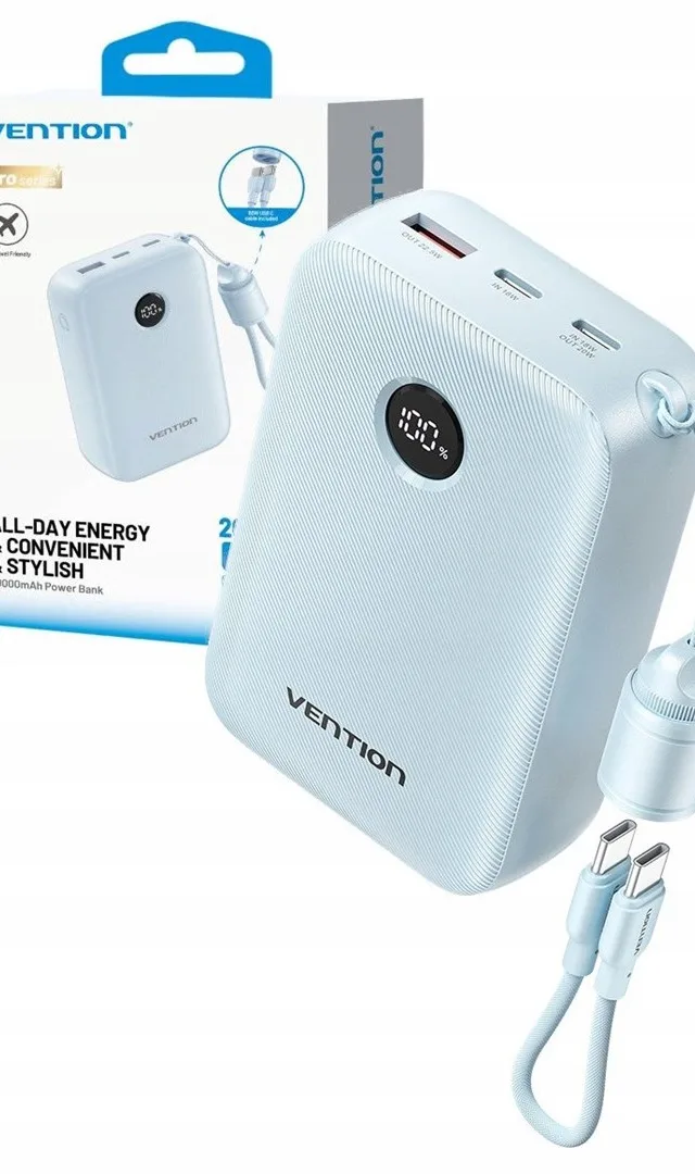 Vention FKBL0-C power bank 20000 mAh Blue