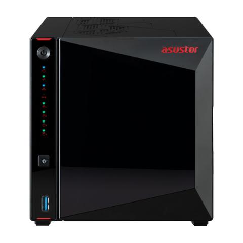 Asustor AS5404T NAS/storage server Intel® Celeron® N5105 4 GB DDR4 0 TB ADM Black