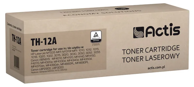 Actis TH-12A toner (replacement for HP 12A Q2612A, Canon FX-10, Canon CRG-703; Standard, 2000 pages; black)