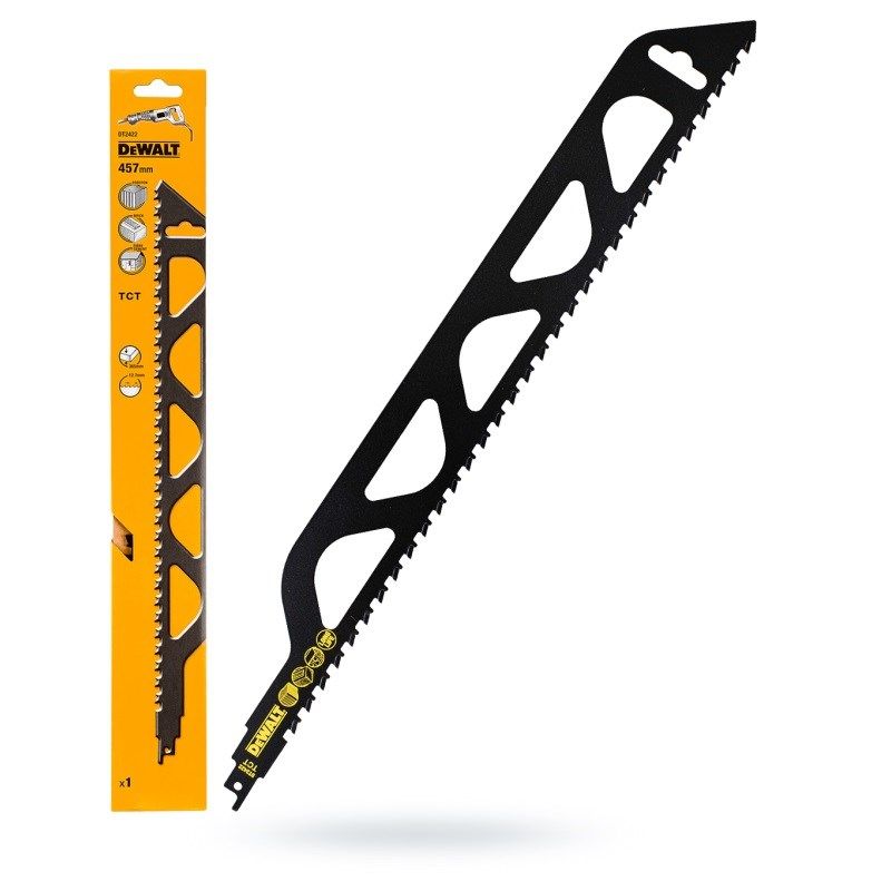 DEWALT BRZE. SABER. 457x12 7mm BLOCK WALL. BRICK /1pc