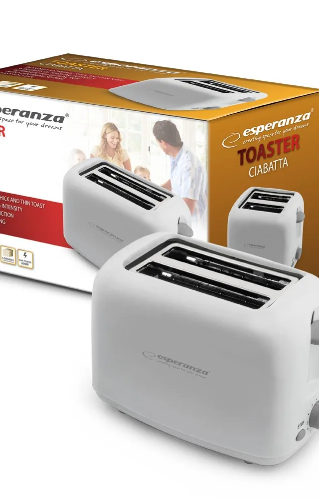 Esperanza EKT002 Caprese 2 Slice(S) 600 W White