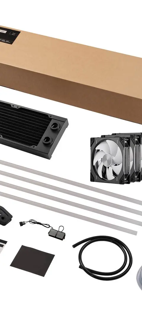 Phanteks EZ-Fit 360 D30-Kit Processor Liquid cooling kit 12 cm Black, Transparent 10 pc(s)