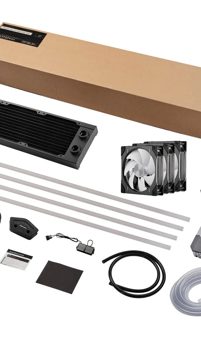 Phanteks EZ-Fit 360 D30-Kit Processor Liquid cooling kit 12 cm Black, Transparent 10 pc(s)