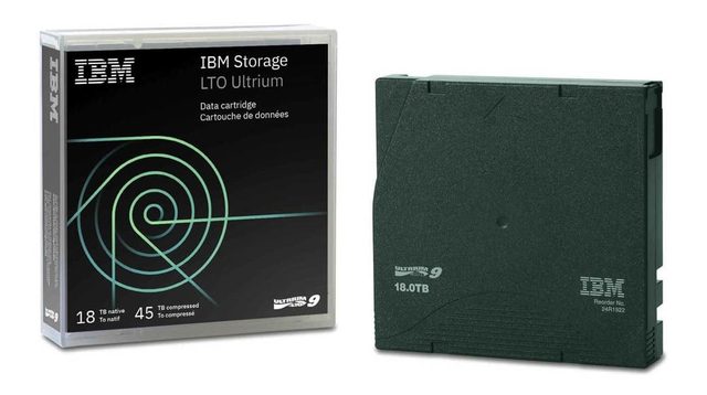 IBM 02XW568 LTO Ultrium 9, 18TB/45TB