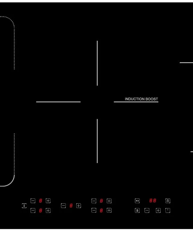 LIN LI-B57235 7200 W Induction Cooktop.