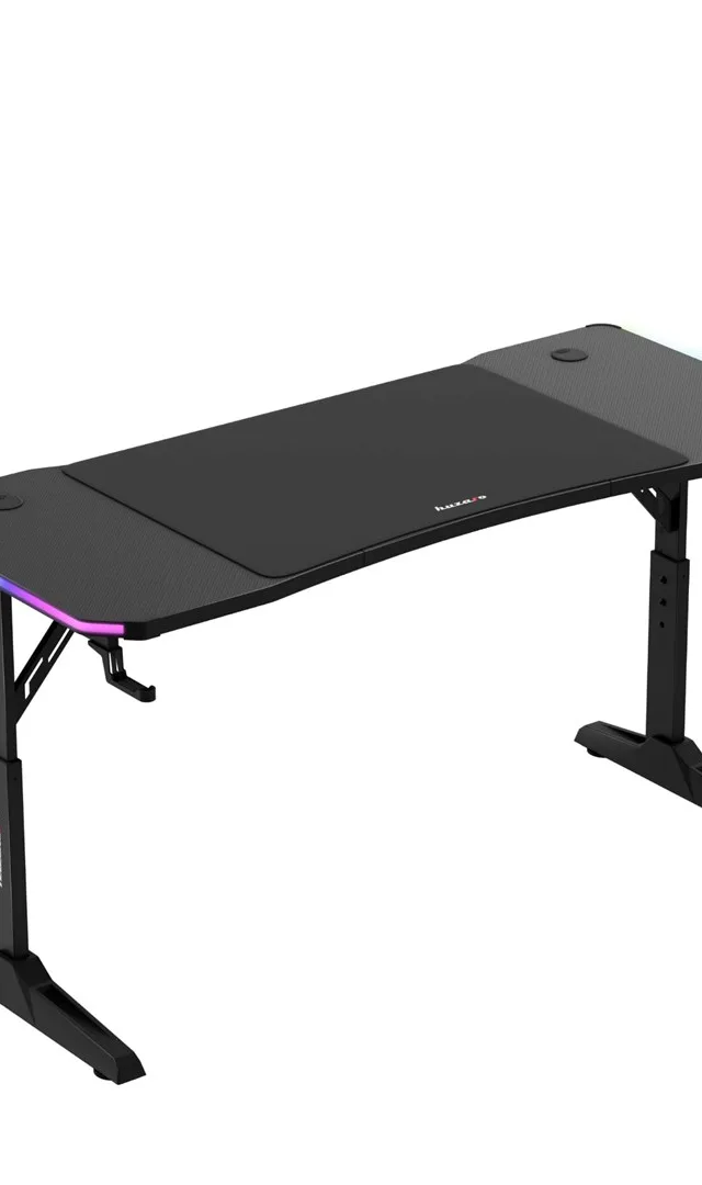 Huzaro Hero 3.6 RGB Black Gaming Desk