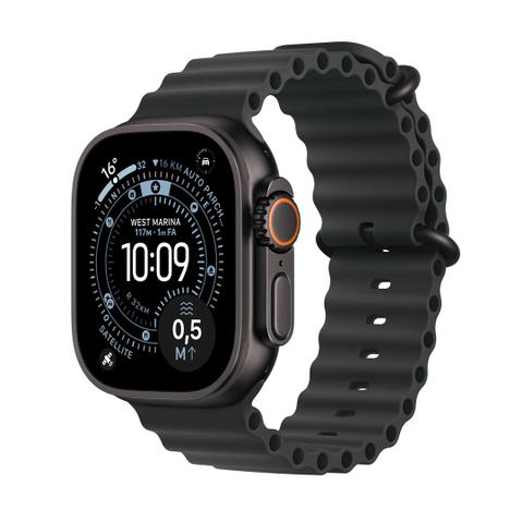 Apple Watch Ultra 3 Titanium 49mm - Black Ocean Band