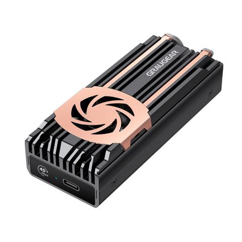 GRAUGEAR G-M2U4-40G-F storage drive enclosure SSD enclosure Black M.2