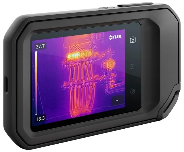 FLIR C-5 Thermal Imaging Camera Black Built-In Display 160 X 120 Pixels