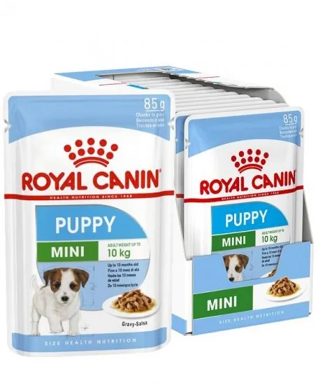 ROYAL CANIN SHN Mini Puppy In Sauce - Wet Puppy Food - 12X85g