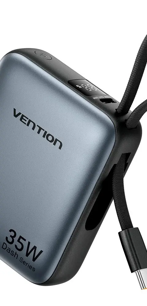 Vention FHEH0 power bank Lithium Polymer (LiPo) 10000 mAh Black