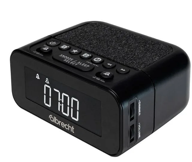 Albrecht DR 451 DAB /UKW Radiowecker Black
