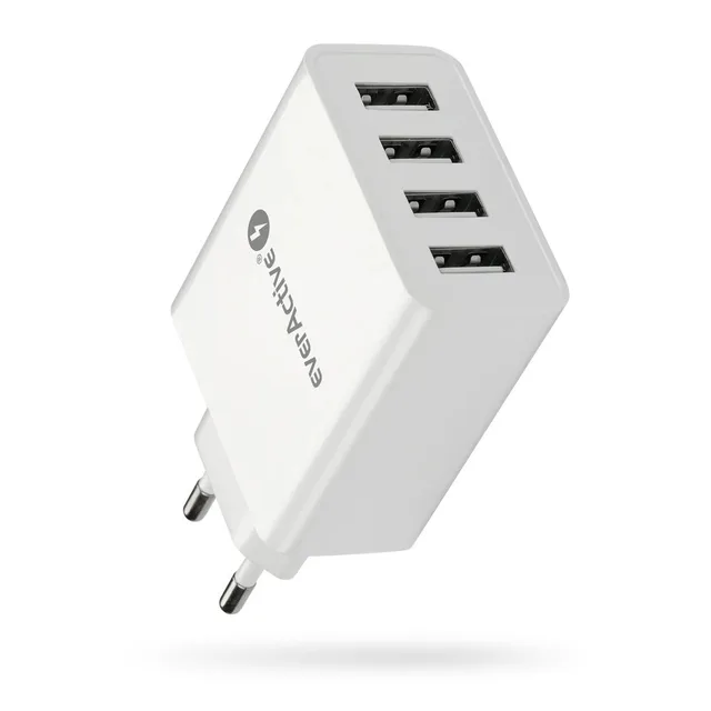 Charger EVERACTIVE SC-400 4 x USB 5A white