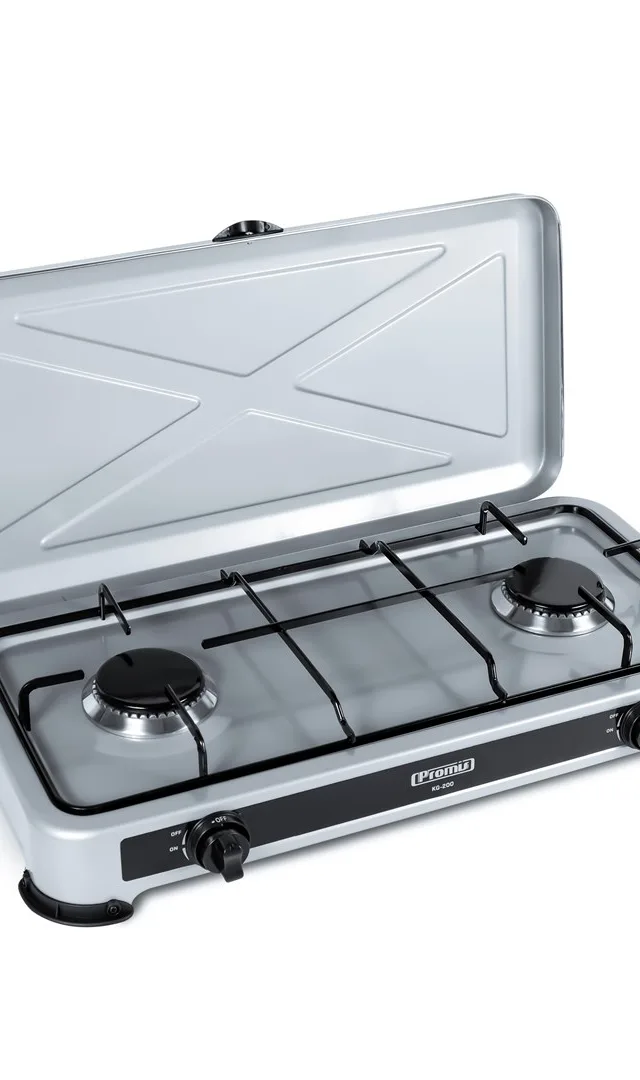 Gas Cooker PROMIS KG200 SILVER WITHOUT REDUCER