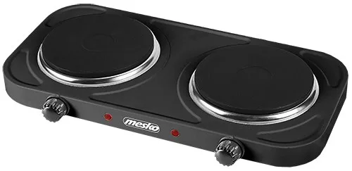 Mesko Home MS 6509 Hob Black Countertop Sealed Plate 2 Zone(S)