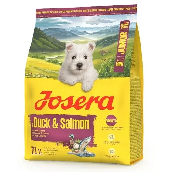 JOSERA Mini Junior Duck Salmon - Dry Dog Food - 3kg