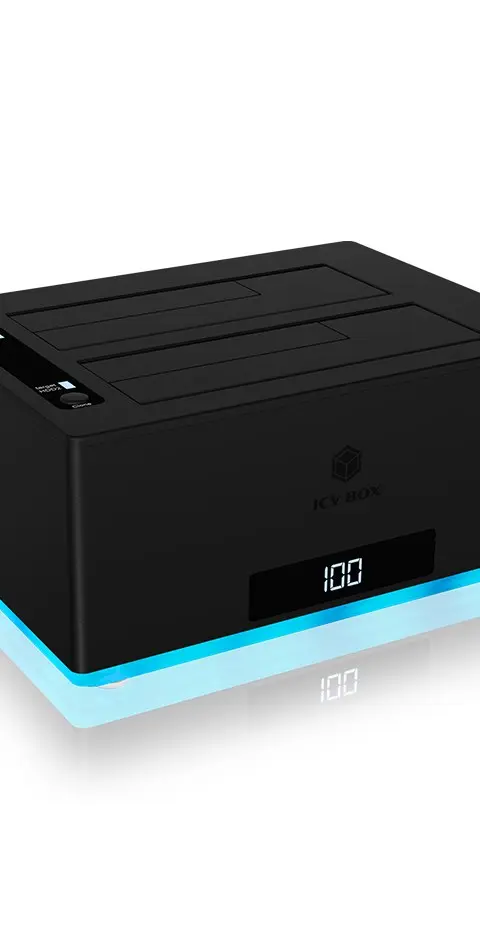 ICY BOX IB-127CL-U3 USB 3.2 Gen 1 (3.1 Gen 1) Type-B Black