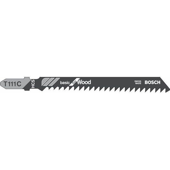 Bosch 2 608 637 878 Jigsaw/Scroll Saw/Reciprocating Saw Blade Jigsaw Blade High Carbon Steel (HCS) 100 Pc(S)