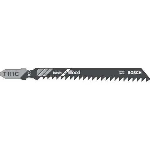 Bosch 2 608 637 878 Jigsaw/Scroll Saw/Reciprocating Saw Blade Jigsaw Blade High Carbon Steel (HCS) 100 Pc(S)