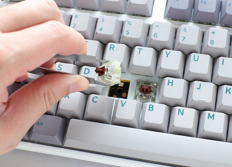 Ducky One 3 TKL Mist Grey keyboard Gaming USB US English