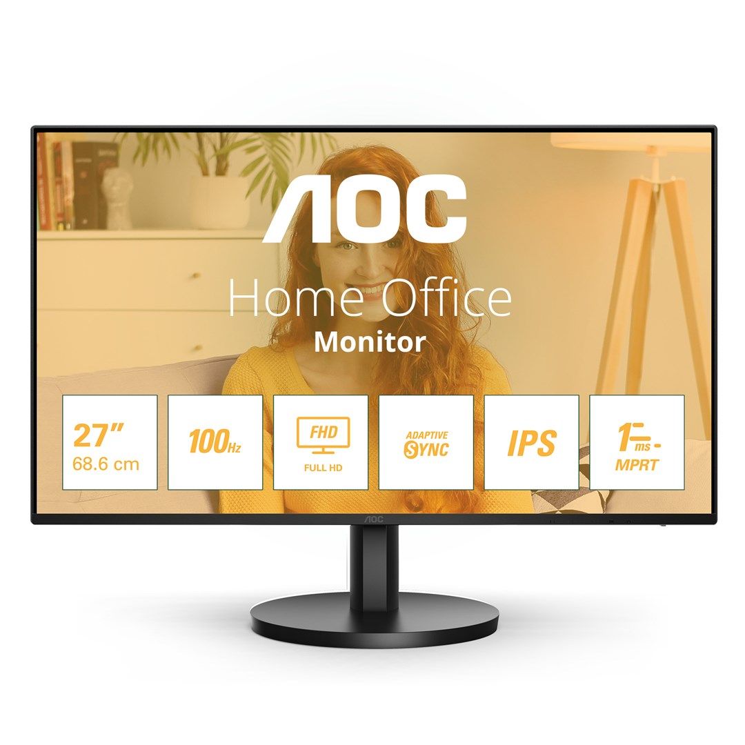 AOC B3 27B3HA2 computer monitor 68.6 cm (27") 1920 x 1080 pixels Full HD LED Black