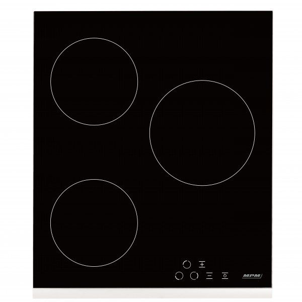 Vitroceramic Hob MPM-45-VCB-21 Black 45cm