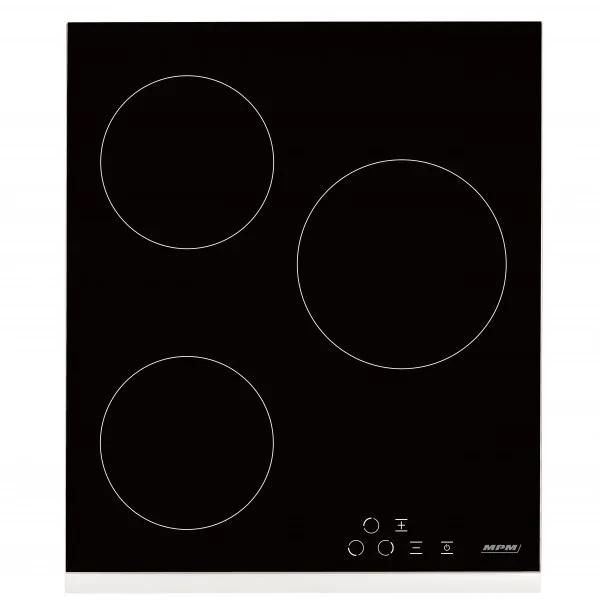 Vitroceramic Hob MPM-45-VCB-21 Black 45cm