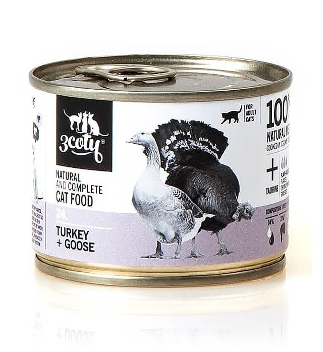 COTY 24. Turkey And Goose - Wet Cat Food - 180g 3