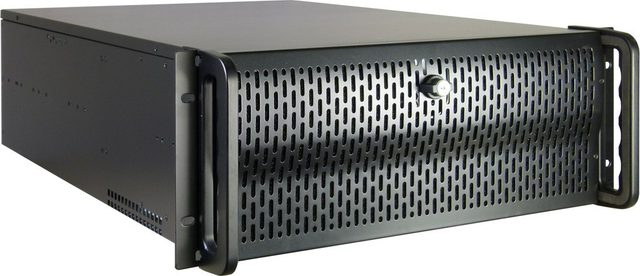 Inter-Tech IPC 4U-4129L Rack Metallic, Silver