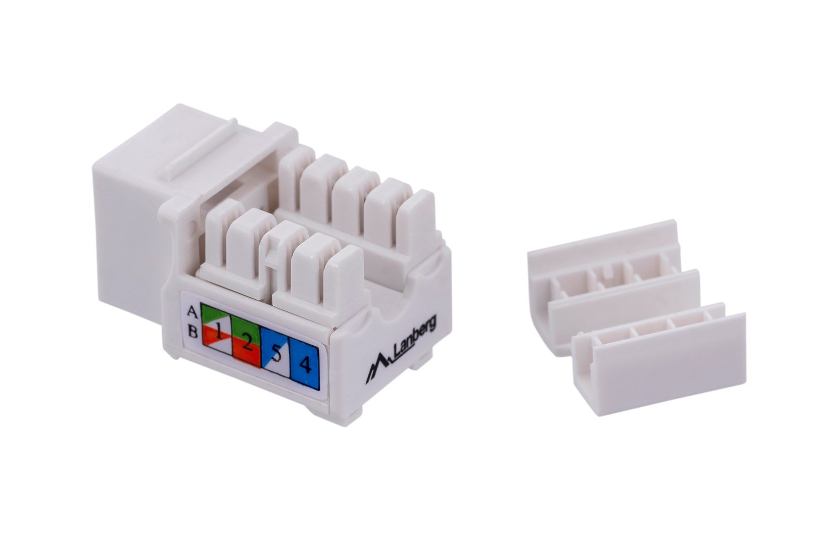 Lanberg RJ45 Keystone Module CAT6 UTP 90 Degree