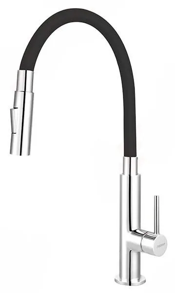 Kitchen Tap Zorba Slim 2F Black