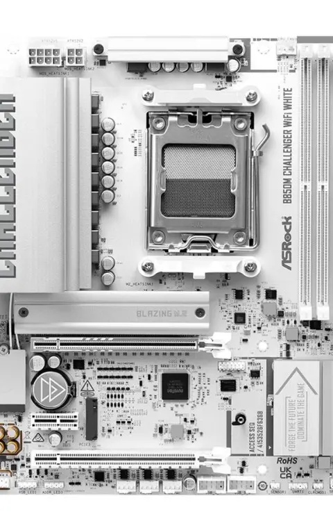 ASROCK B850M Challenger WiFi DDR5 AM5 White 90-MXBU50-A0UAYZ Retail