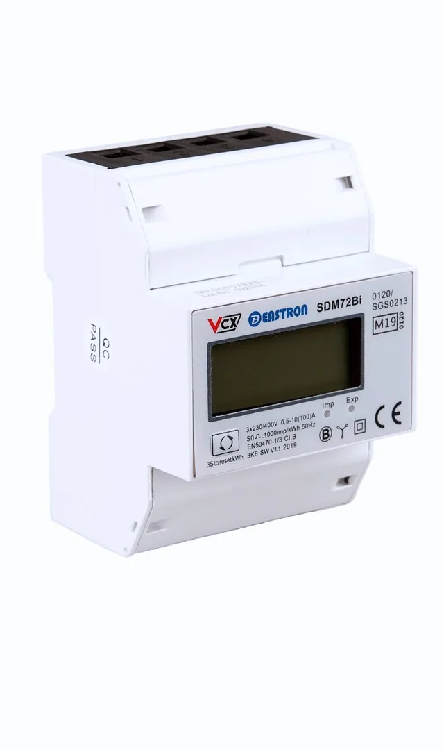 Electric Meter (MID) 3-Phase 230V 100A Bi-Dir