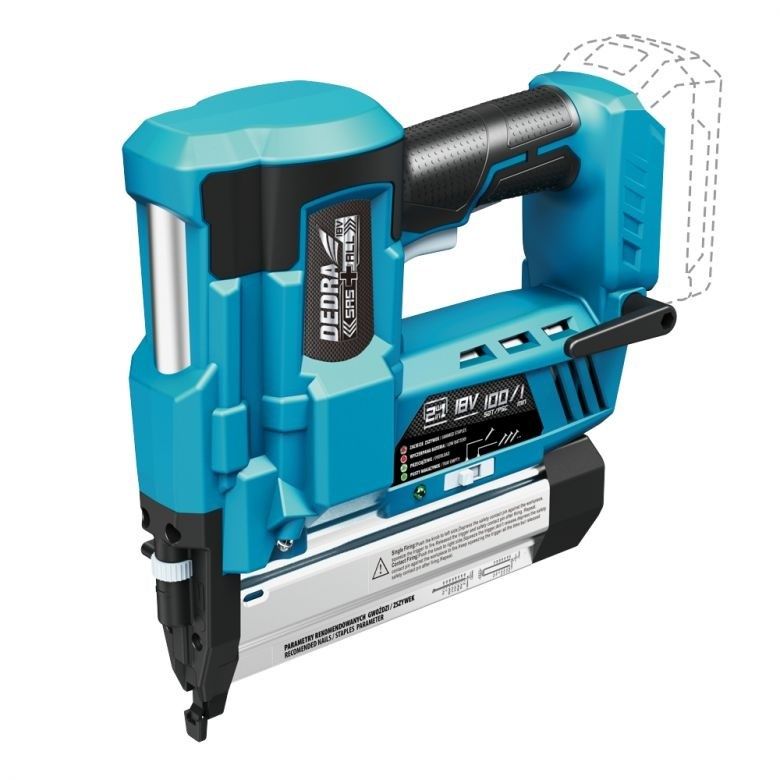 Cordless Nailer-Stapler Dedra DED7053 18V
