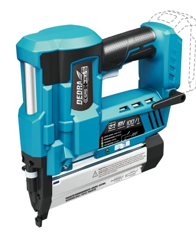 Cordless Nailer-Stapler Dedra DED7053 18V